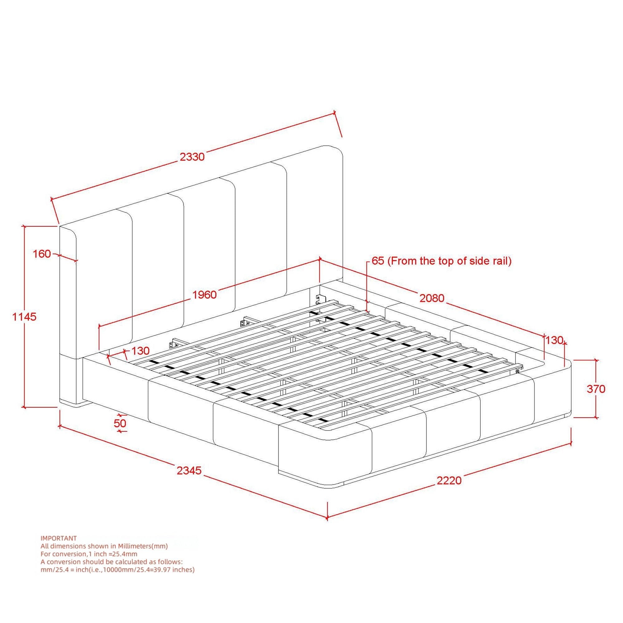Harrod 78" King Platform Bed - luxurious bed for modern homes | Image 8 | InSTYLE Home & Rugs
