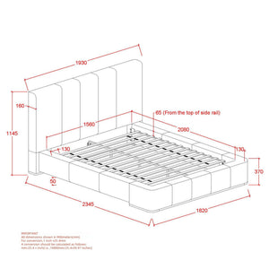 Harrod 60" Queen Platform Bed - comfortable bed for restful sleep | Image 8 | InSTYLE Home & Rugs