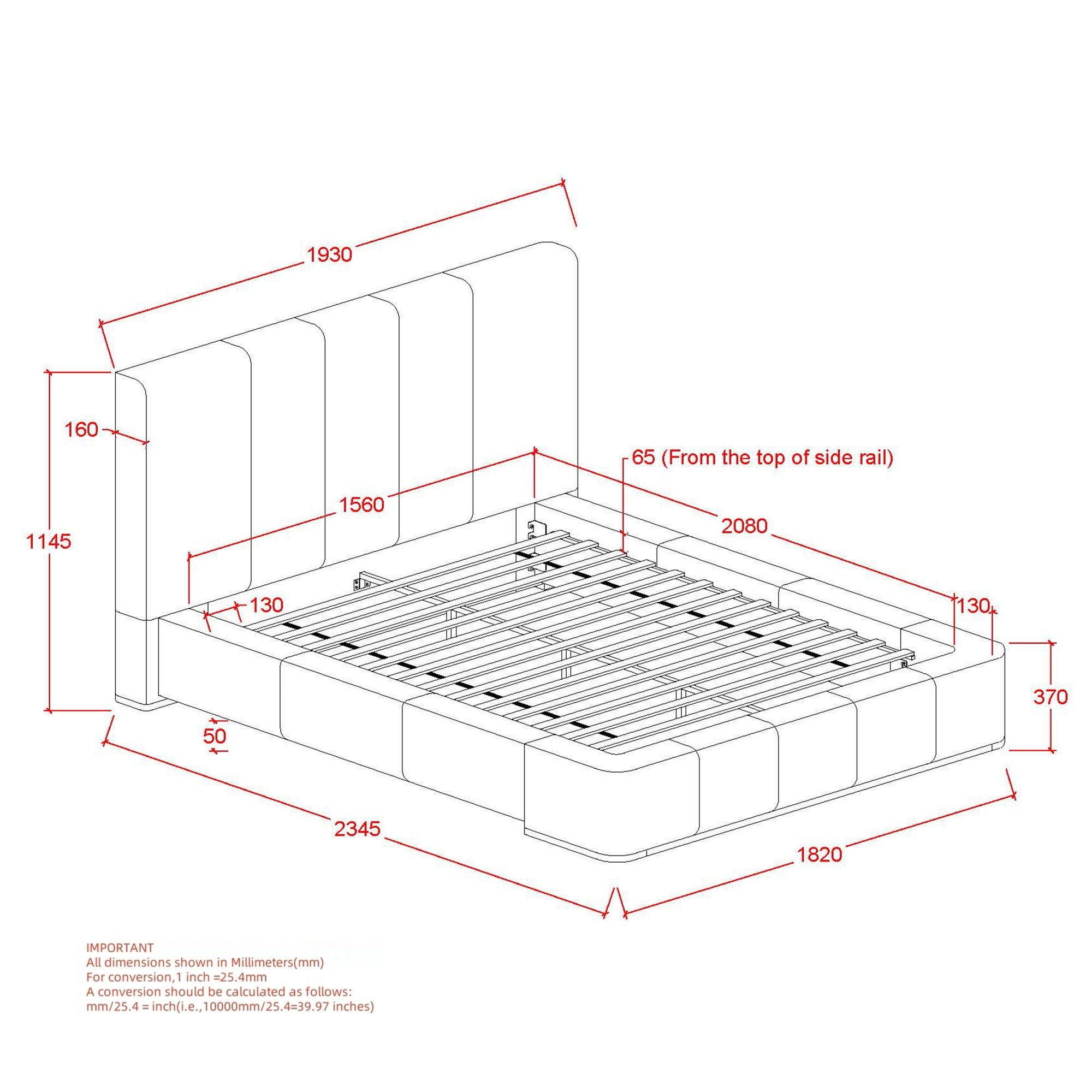 Harrod 60" Queen Platform Bed - comfortable bed for restful sleep | Image 8 | InSTYLE Home & Rugs