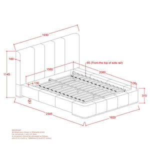 Harrod 60" Queen Platform Bed - comfortable bed for restful sleep | Image 8 | InSTYLE Home & Rugs