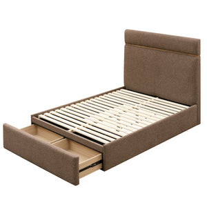Aniza 54" Double Platform Bed with Drawer - luxurious bed for modern homes | Image 4 | InSTYLE Home & Rugs