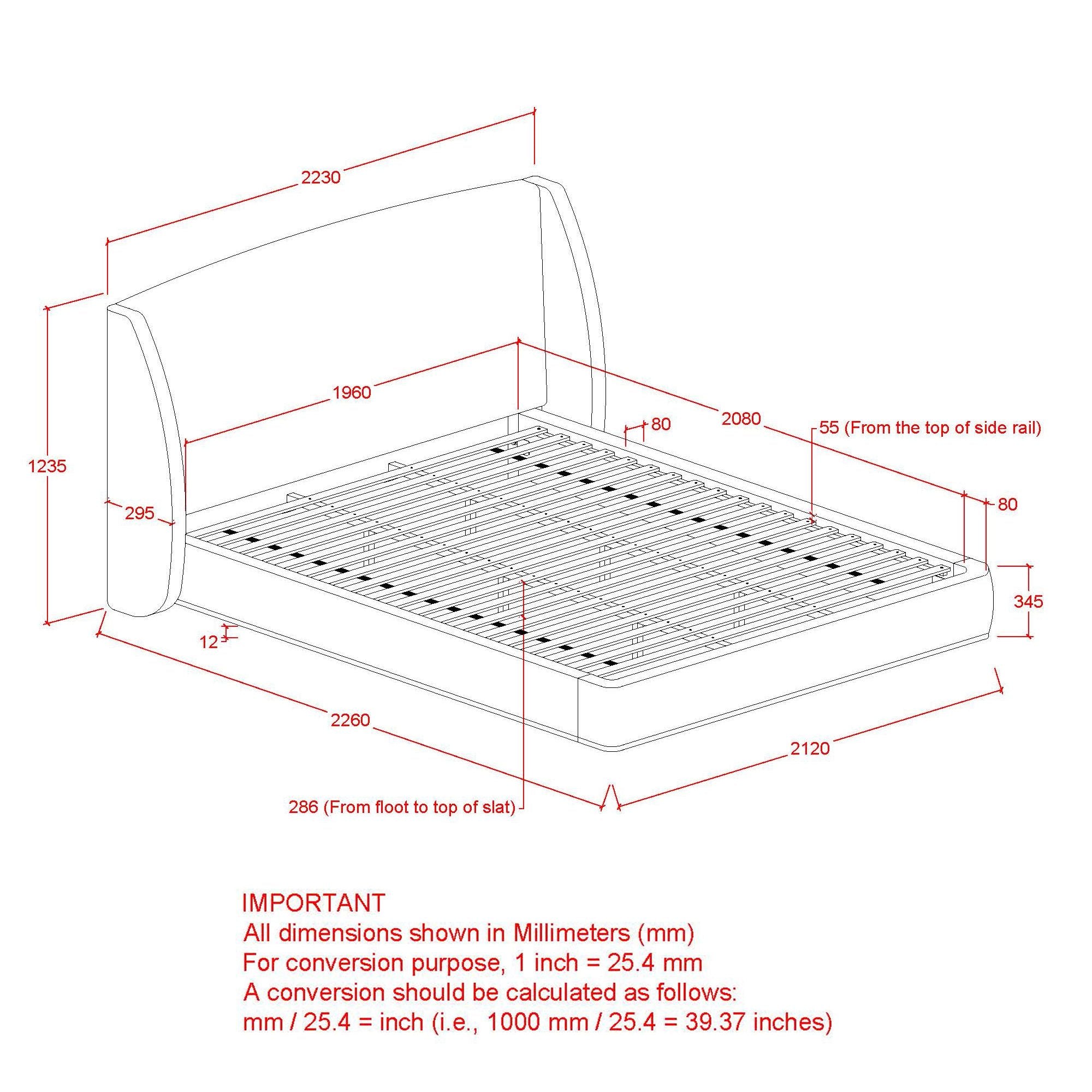 Ursula 78" King Platform Bed - comfortable bed for restful sleep | Image 9 | InSTYLE Home & Rugs