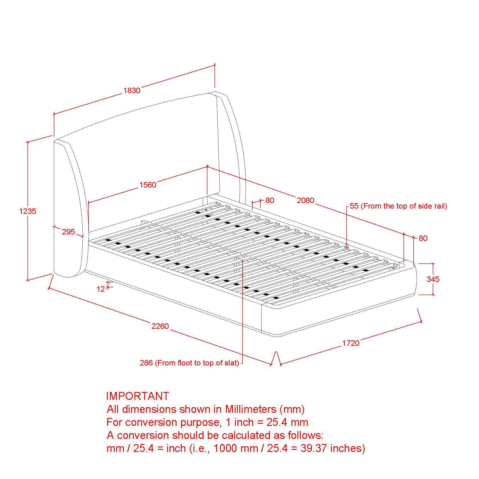 Ursula 60" Queen Platform Bed - stylish bed for any bedroom | Image 9 | InSTYLE Home & Rugs