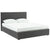 Extara 60" Queen Platform Bed w/Storage