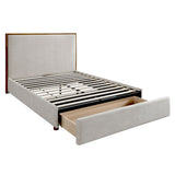 Andover 60" Queen Platform Bed with Drawer - stylish bed for any bedroom | Image 1 | InSTYLE Home & Rugs