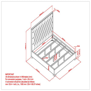 Lucille 78" King Bed - comfortable bed for restful sleep | Image 9 | InSTYLE Home & Rugs