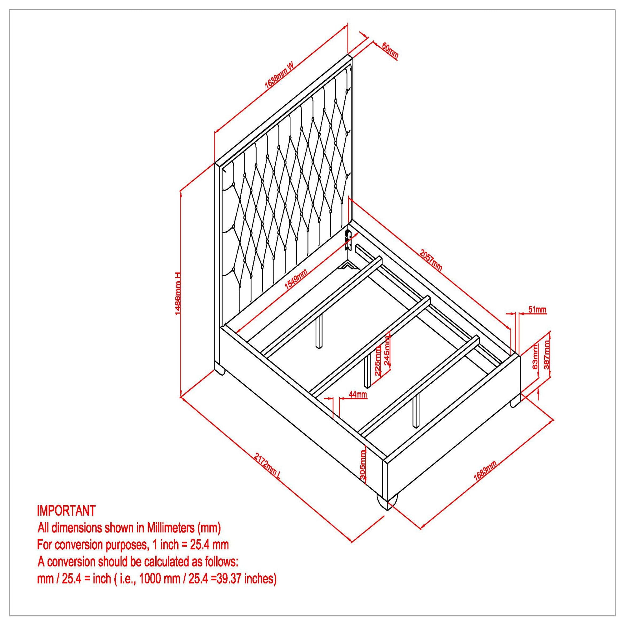 Lucille 60" Queen Bed - comfortable bed for restful sleep | Image 9 | InSTYLE Home & Rugs