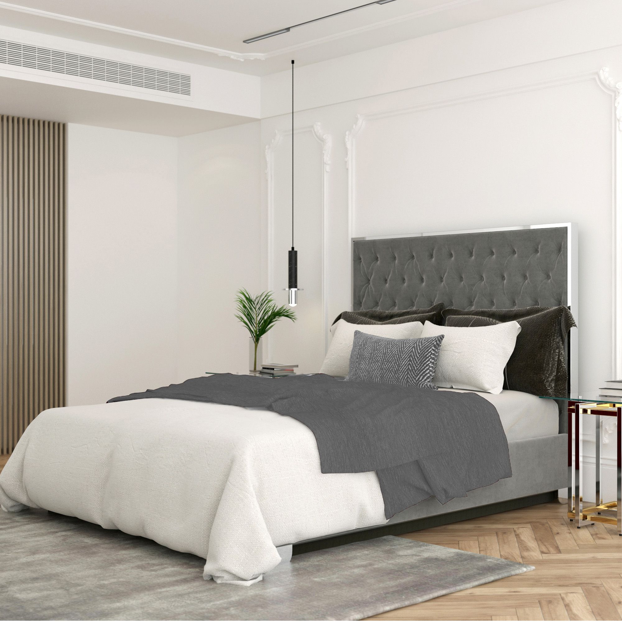 Lucille 60" Queen Bed - comfortable bed for restful sleep | Image 10 | InSTYLE Home & Rugs