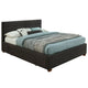 Emilio 60" Queen Platform Bed w/Drawer in Charcoal