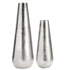 Silver Hammered Vases Set of 2 XC-22402/03