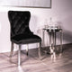 EUPHORIA Dining Chair GY-1029SS Black Velvet w/ steel legs