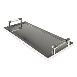 XC-7549 Acrylic Tray, Nickel, 61*25.5*7.5cm - from wall art to decorative accessories, we have it all | Image 1 | InSTYLE Home & Rugs