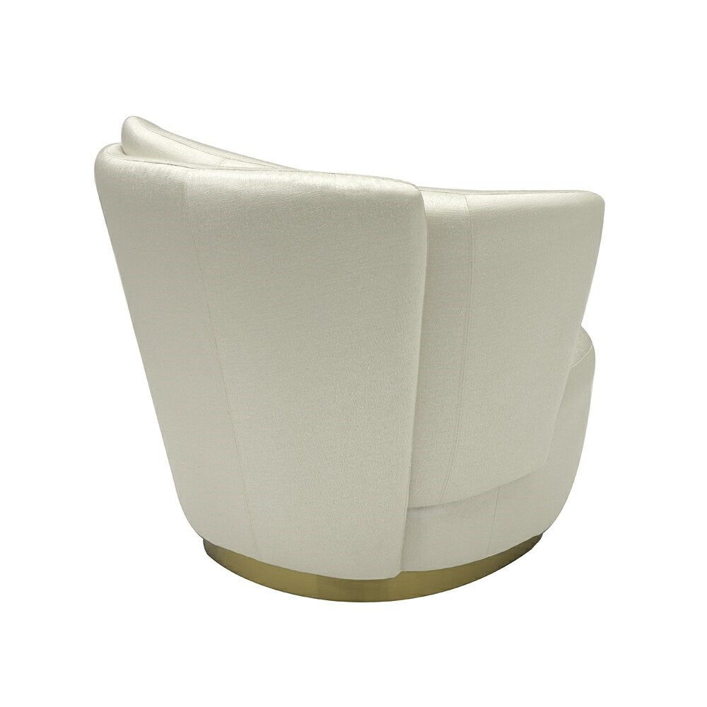 BOSTON Sofa Chair, Matt gold stainless steel base - modern gold sofa | Image 3 | InSTYLE Home & Rugs