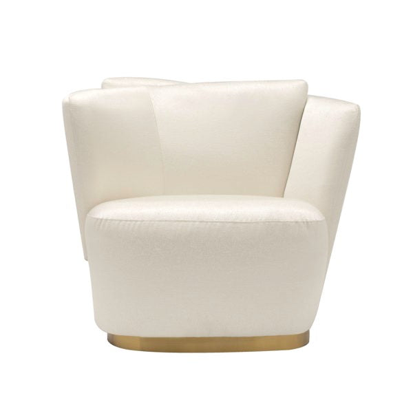 BOSTON Sofa Chair, Matt gold stainless steel base - modern gold sofa | Image 1 | InSTYLE Home & Rugs
