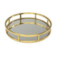 Round Gold Tray GY-1244G