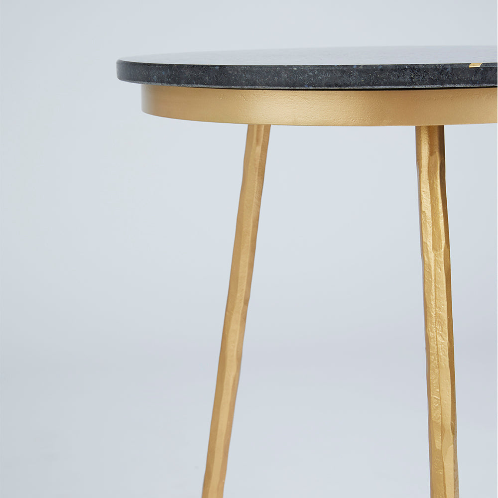 Belvin End table SET OF 2 BLACK MARBLE | InSTYLE Home & Rugs