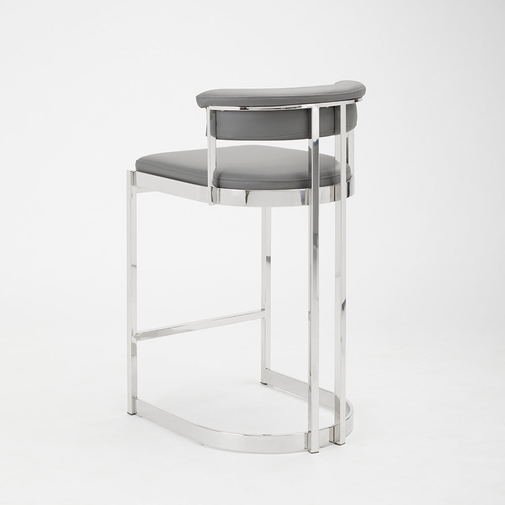 CORONA COUNTER CHAIR Grey Pu | InSTYLE Home & Rugs