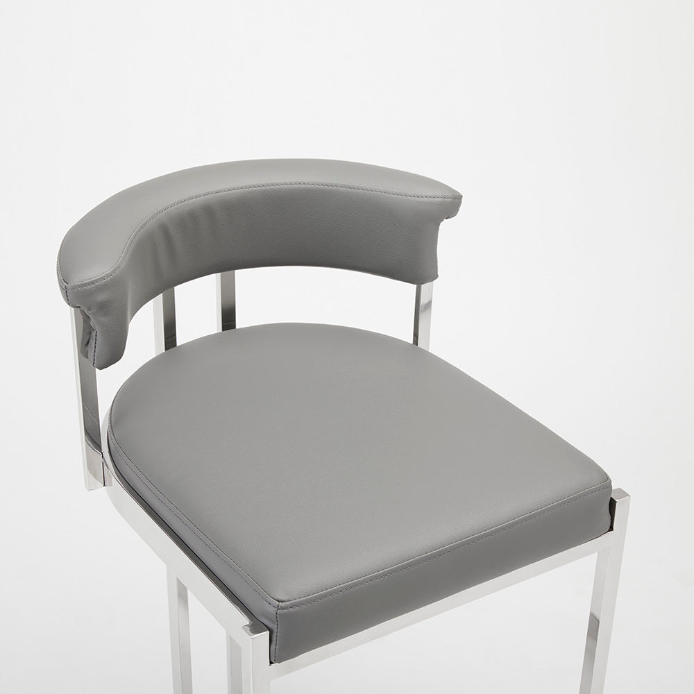 CORONA COUNTER CHAIR Grey Pu | InSTYLE Home & Rugs
