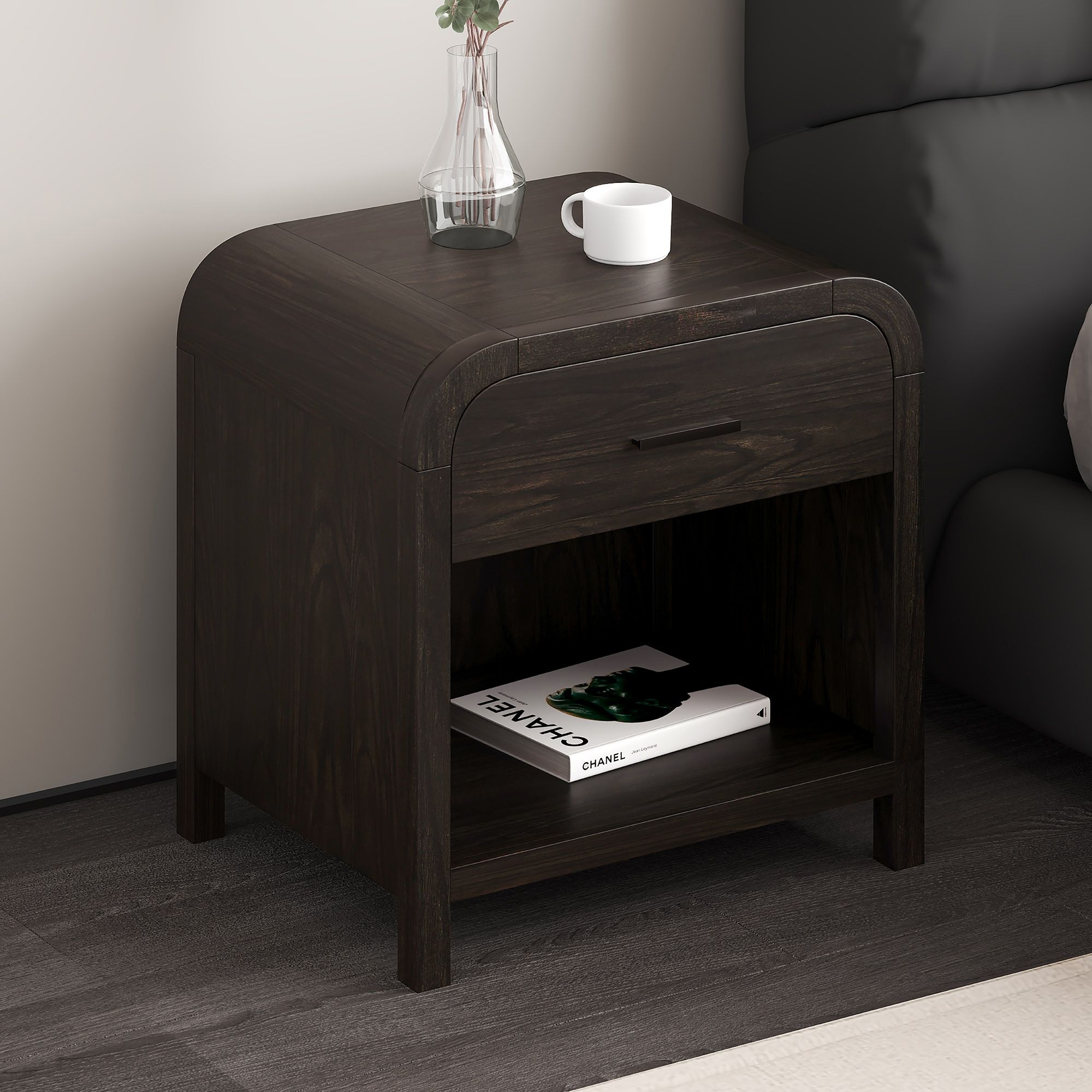 Bowman 1 Drawer Accent Table - chic accent table for contemporary home interiors | Image 3 | InSTYLE Home & Rugs