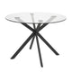 Frances Dining Table Black Frame