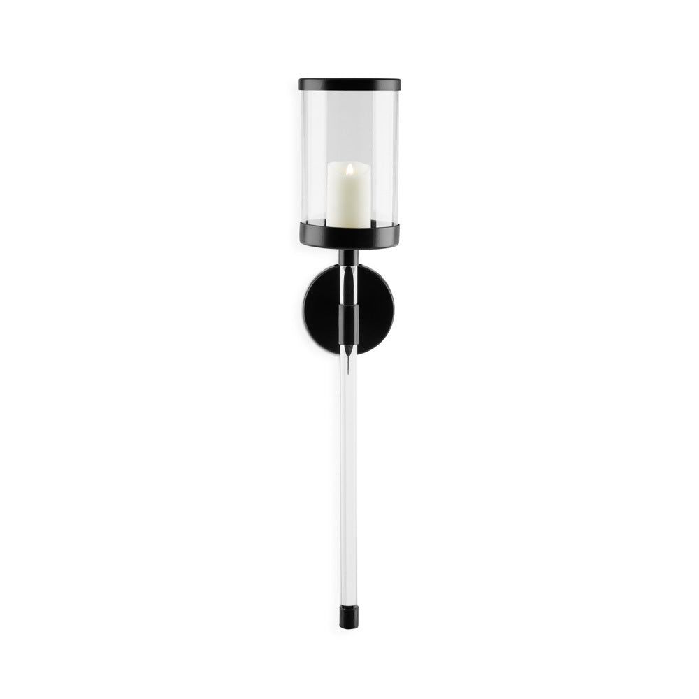 Acrylic Wall Sconce XC-190857BK Black - wide range of home decor items to enhance your living space | Image 1 | InSTYLE Home & Rugs
