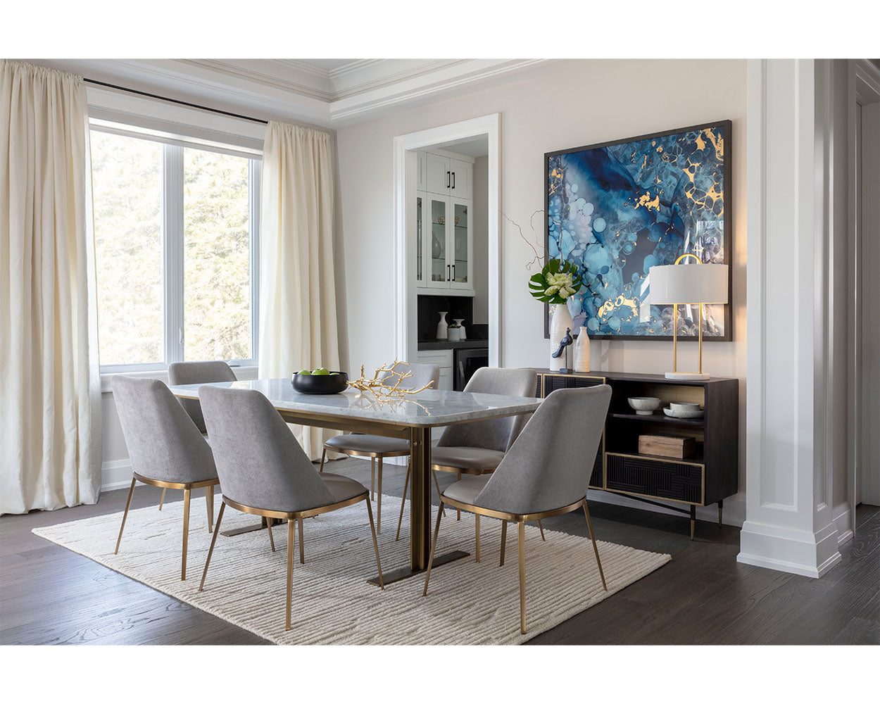 Ambrosia Dining Table - perfect for family meals | Image 3 | InSTYLE Home & Rugs