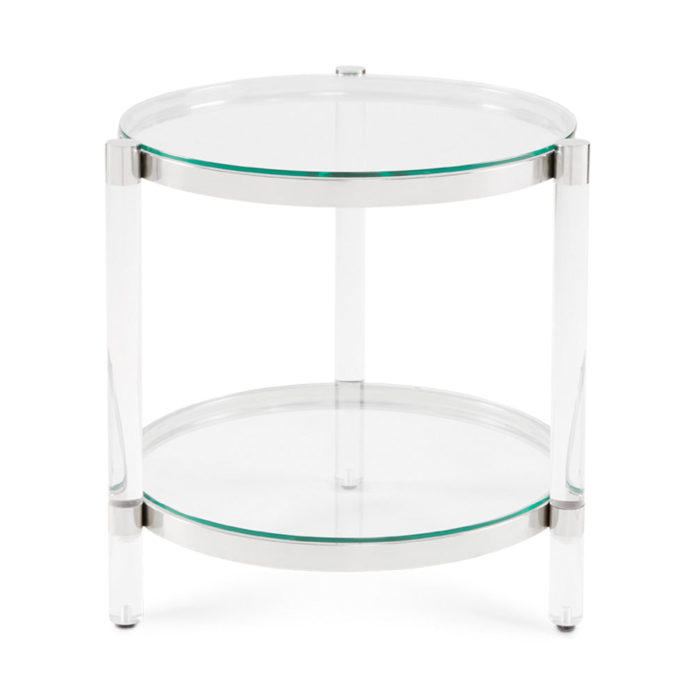 PALOMA End Table GY-ET001 SILVER 55x43 cm - available in various materials and finishes | Image 1 | InSTYLE Home & Rugs