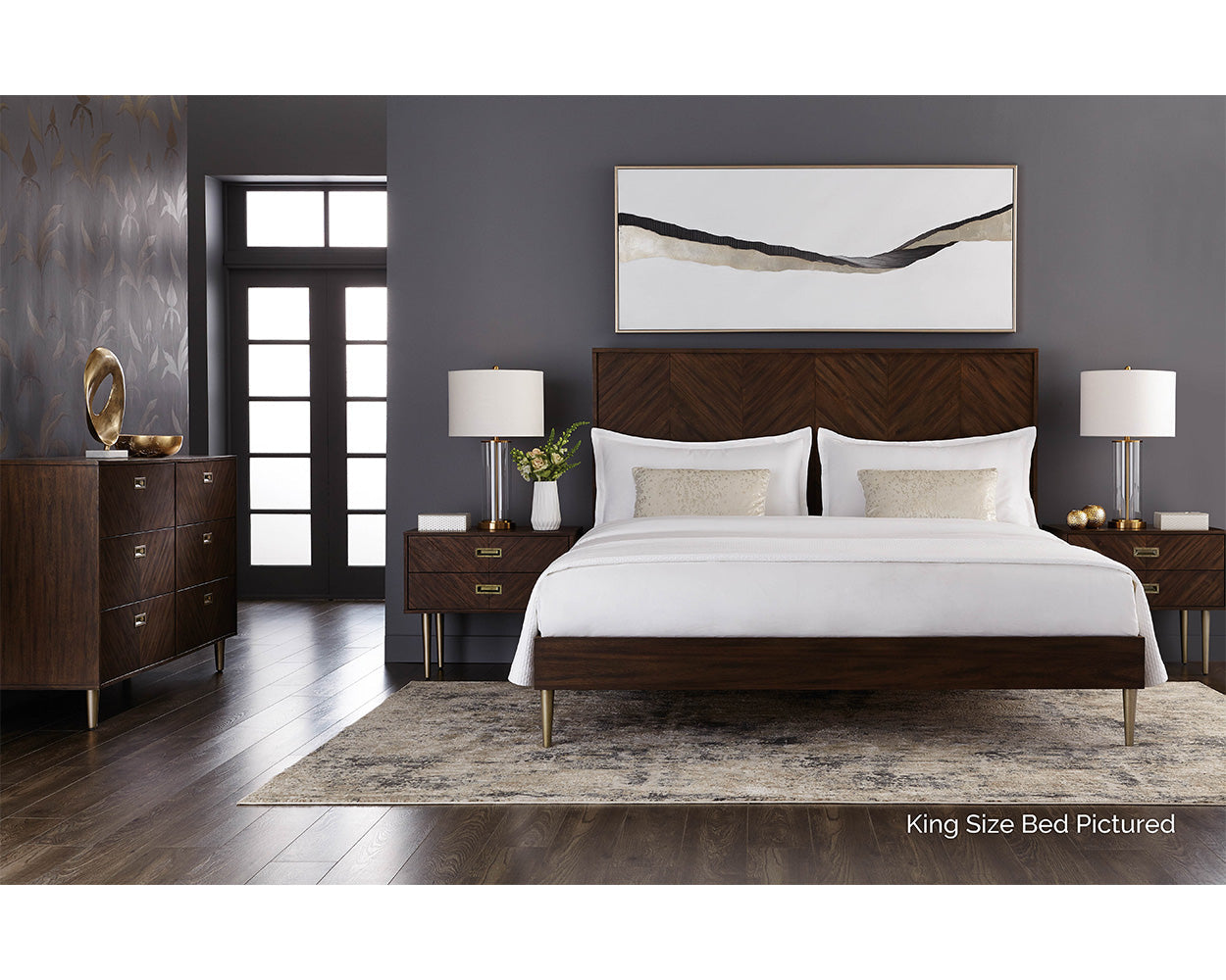 Greyson Bed - luxurious bed for modern homes | Image 3 | InSTYLE Home & Rugs