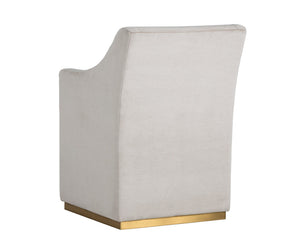 Zane Wheeled Dining Armchair - comfortable dining experience | Image 7 | InSTYLE Home & Rugs