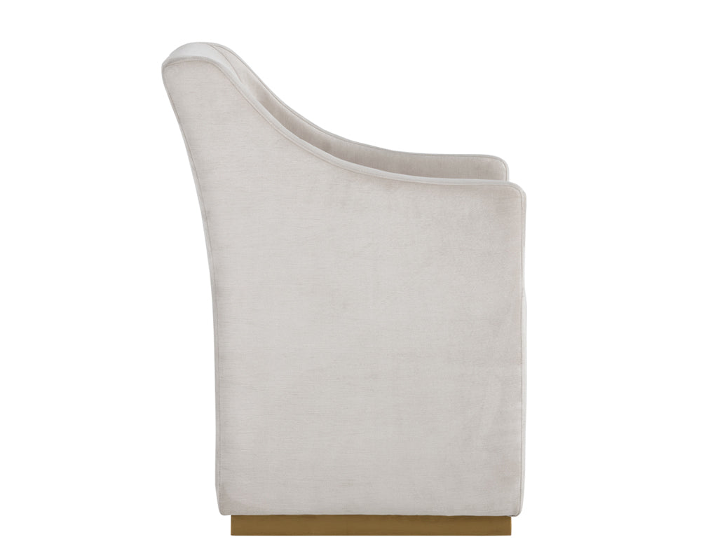 Zane Wheeled Dining Armchair - comfortable dining experience | Image 8 | InSTYLE Home & Rugs