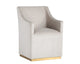 Zane Wheeled Dining Armchair