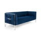 TRURO SOFA GY-SF-8575 Ink Blue Velvet color