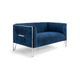 TRURO LOVSEAT GY-LS-8575 Ink Blue Velvet color