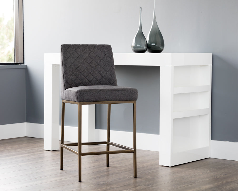 Leighland Counter Stool - sleek stools for kitchen bars | Image 5 | InSTYLE Home & Rugs