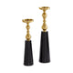 Emilia Spool Pillar Candle Stands