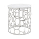 MARIO END TABLE WITH MARBLE TOP GY-ET-2179S-WM