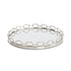 CHAIN LINK TRAY XC-2915-S SILVER SMALL SIZE 39x39x6CM