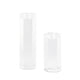 Crystal Acrylic Hexagonal Candle Holders (Set of 2)