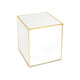 Mirror Cube/Side Table GY-ET-1362 Antique Gold Foiling BIG size