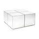 Mirror Cube/Side Table GY-ET-1364 Polished steel tube BIG size