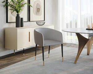 Asher Dining Armchair - elegant seating for dining areas | Image 4 | InSTYLE Home & Rugs