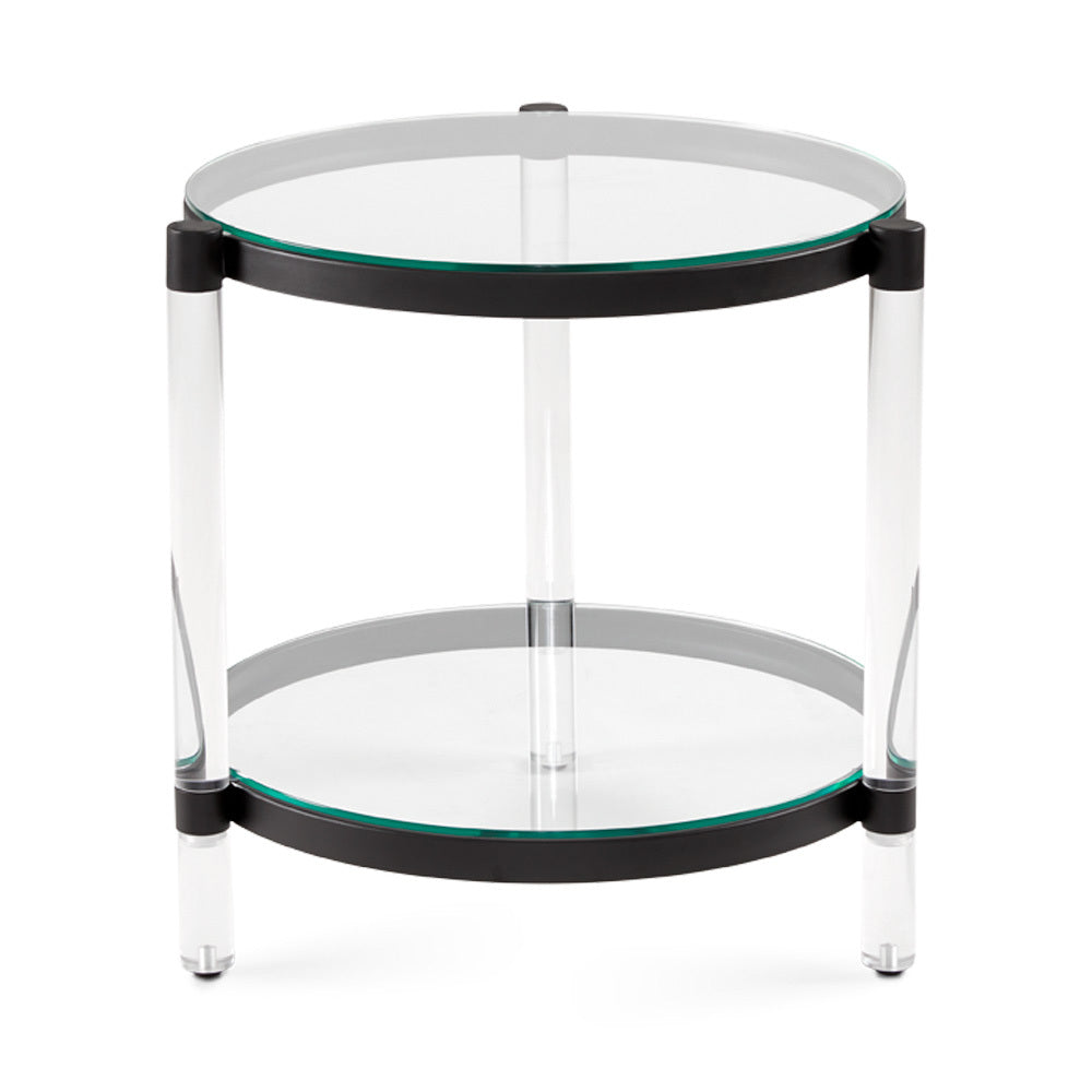 PALOMA End Table GY-ET001BK BLACK 55x43 cm - available in various materials and finishes | Image 2 | InSTYLE Home & Rugs