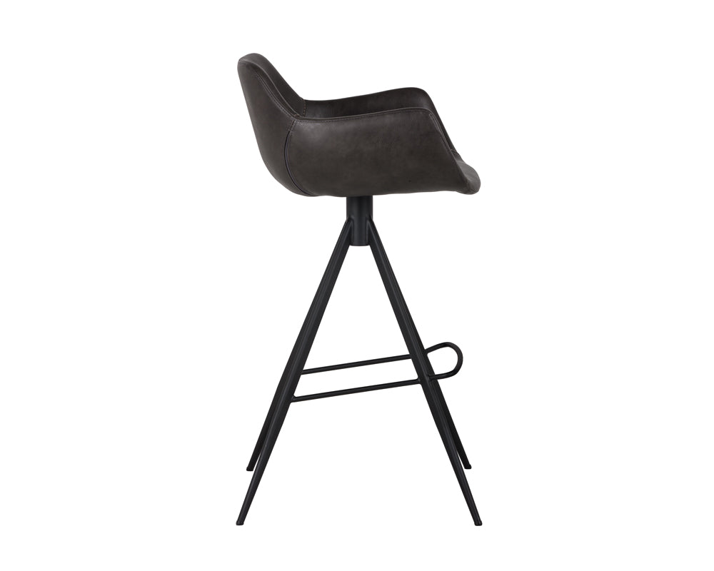 Owen Swivel Barstool - modern bar seating with style | Image 3 | InSTYLE Home & Rugs