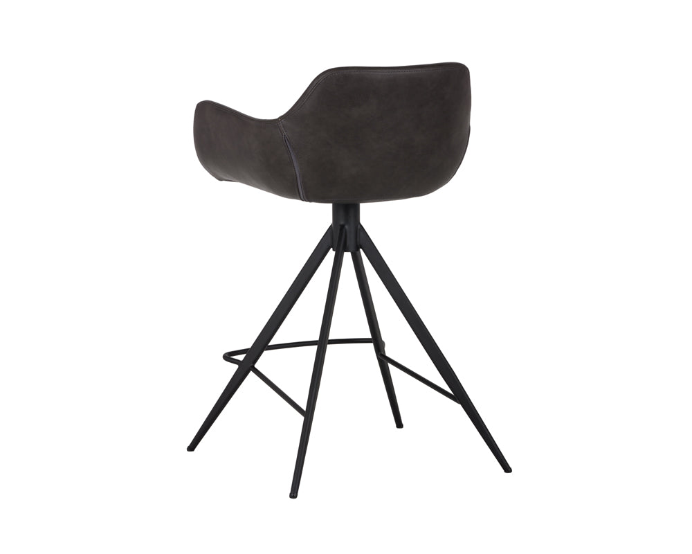 Owen Swivel Counter Stool - ergonomic design for comfort | Image 4 | InSTYLE Home & Rugs