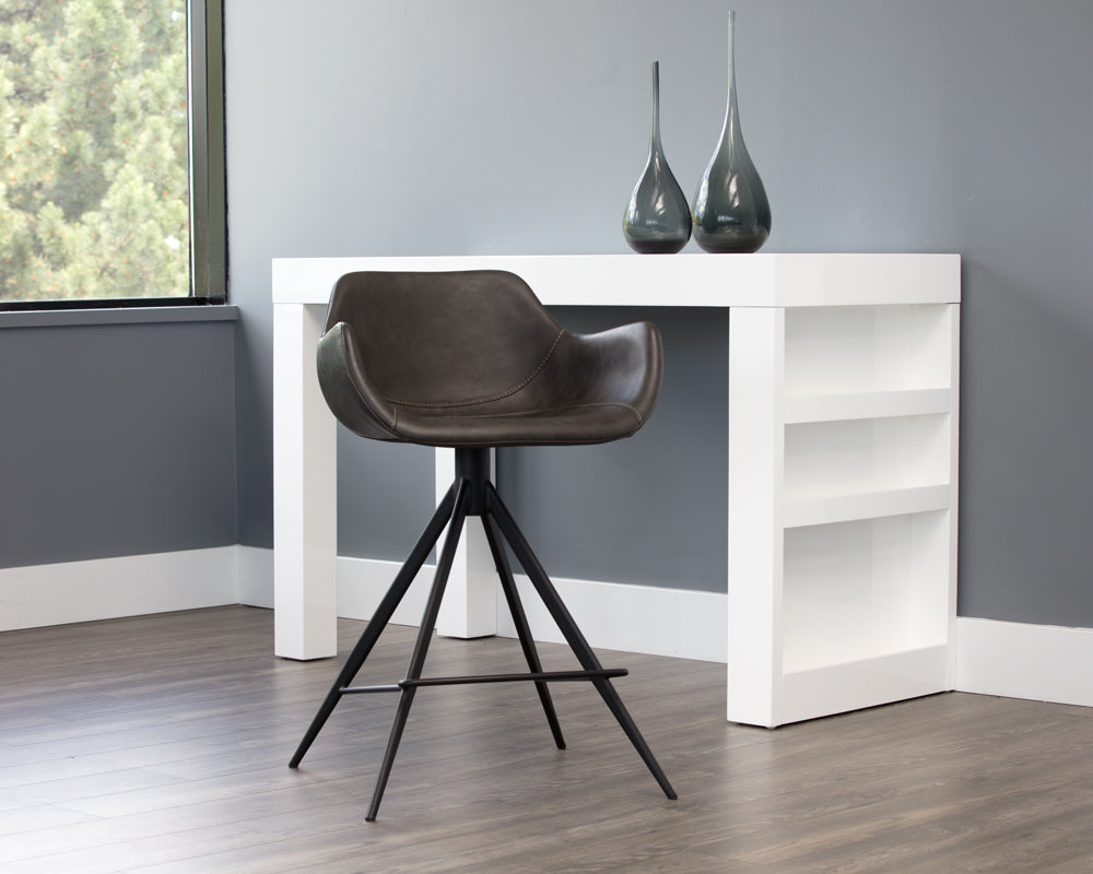 Owen Swivel Counter Stool - perfect for modern counters | Image 2 | InSTYLE Home & Rugs