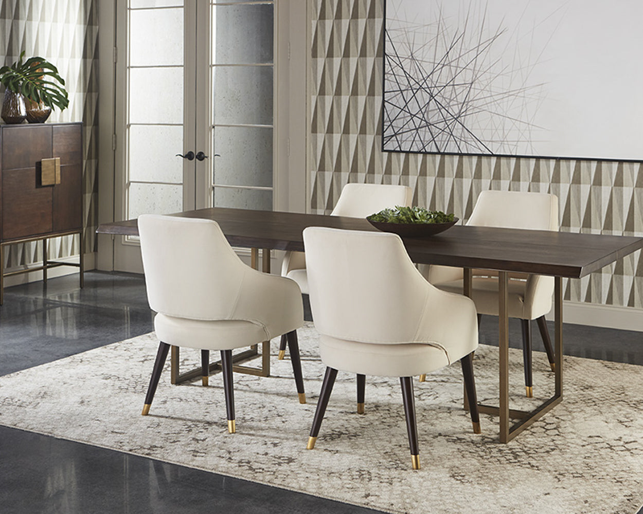 Donnelly Dining Table - elegant tables for dining rooms | Image 3 | InSTYLE Home & Rugs