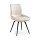 NONA Swivel Chair GY-2056 Aspen Taupe PU Black Metal legs