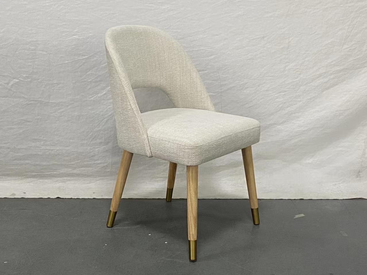 ABIGAIL Dining Chair GY-DC-6294 sample beige fabric - elegant seating for dining areas | Image 1 | InSTYLE Home & Rugs