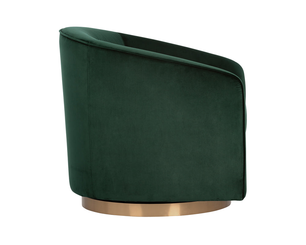 Hazel Swivel Lounge Chair - perfect for casual unwinding | Image 7 | InSTYLE Home & Rugs