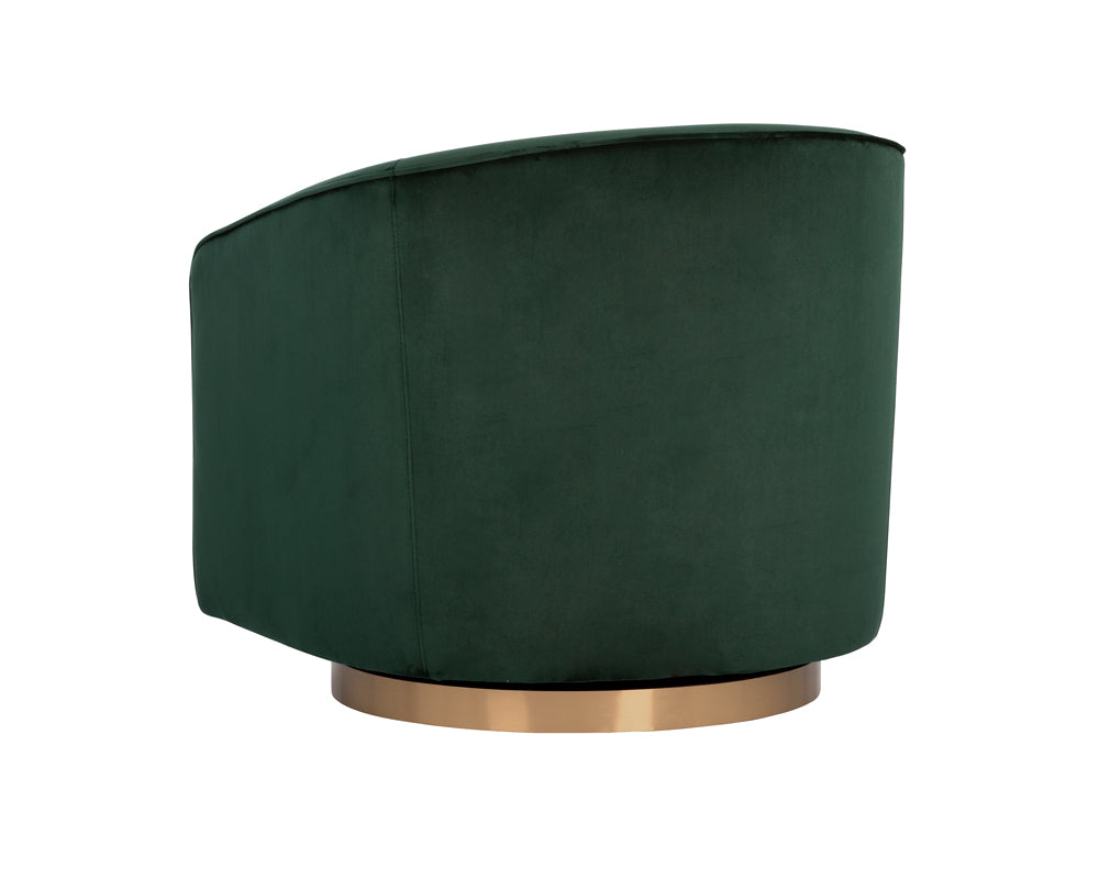Hazel Swivel Lounge Chair - perfect for casual unwinding | Image 8 | InSTYLE Home & Rugs